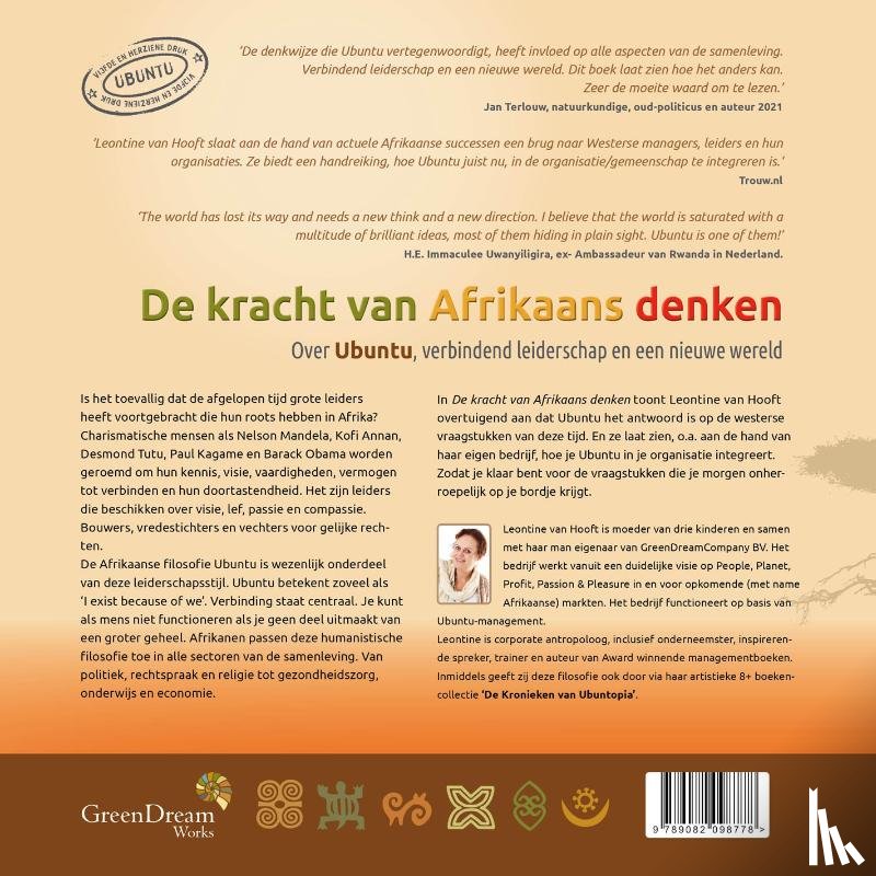Hooft, Leontine van - De kracht van Afrikaans denken