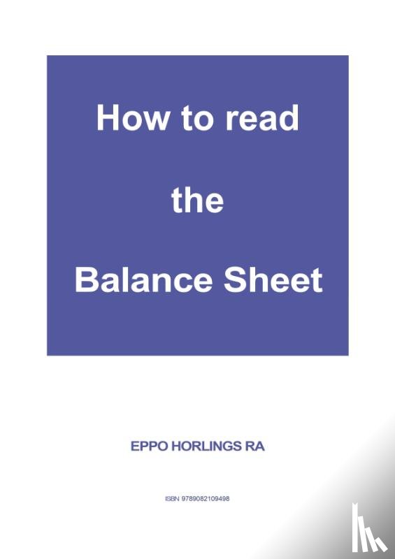 Horlings, Eppo - How to read the Balance Sheet