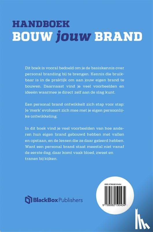 Steege, Peter van der, Middelkamp, Jan, Jongen, Kelby - Handboek Bouw jouw Brand