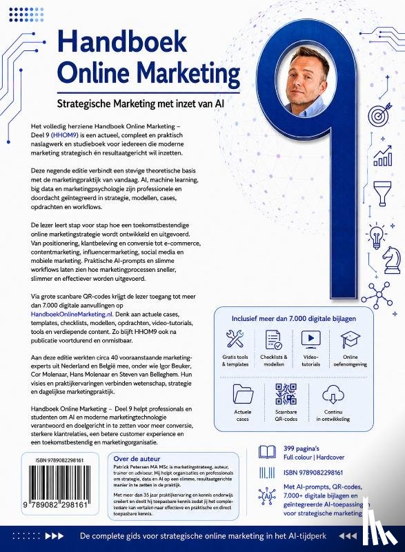 Petersen MA MSc, Patrick - Handboek Online Marketing 9 + bijlagen, cases, AI prompts, oefensysteem