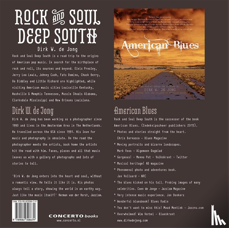 Jong, Dirk W. de - Rock and soul deep south