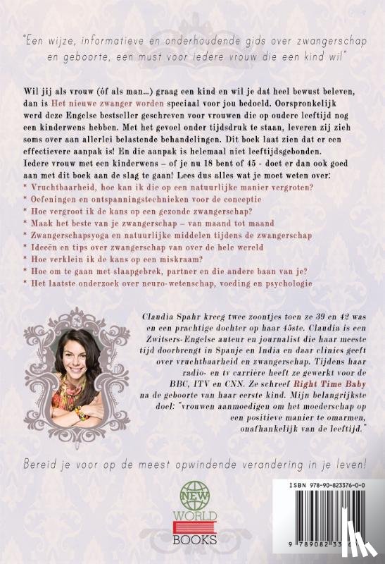 Spahr, Claudia - Het nieuwe zwanger worden