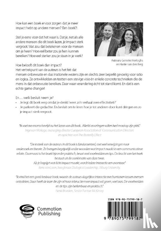Berg, Harrie van den, Hertoghs, Genieke - Impact