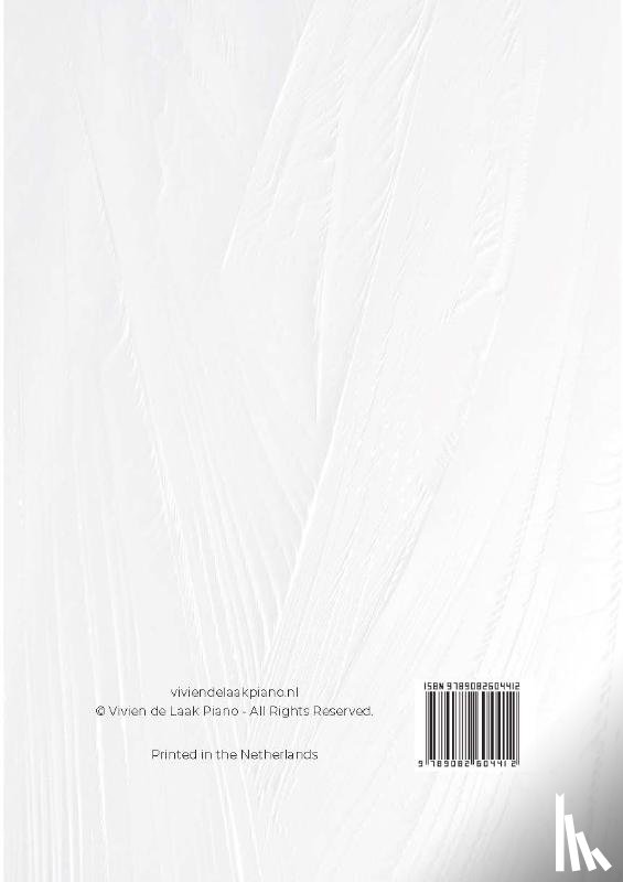 Laak, Vivien de - Vivien de Laak Melodic Piano Études For The Young Pianist (Vol. 1)