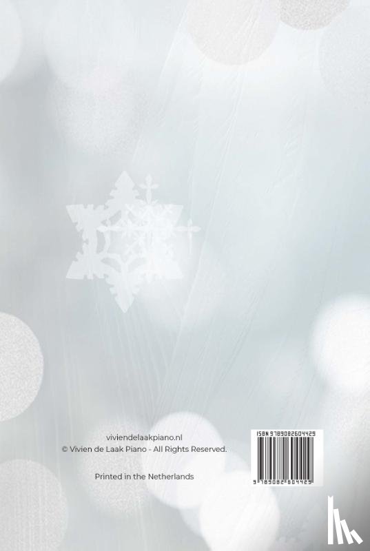Laak, Vivien de - Vivien de Laak Melodic Piano Études For The Young Pianist (Vol. 2) - "The Christmas Specials"