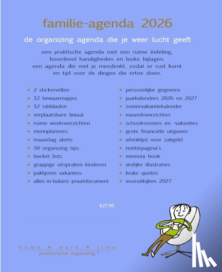 Vreeswijk, Sylvia - Homeworktime familie-agenda 2026