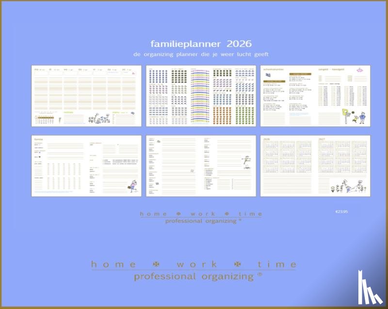Vreeswijk, Sylvia - Homeworktime familieplanner 2026