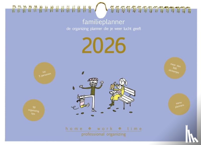 Vreeswijk, Sylvia - Homeworktime familieplanner 2026