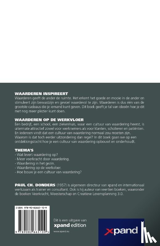 Donders, Paul Ch. - Waardering