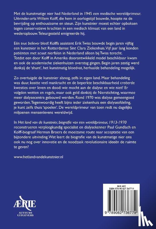 Gundlach, Paul, Broers, Herman - Het land van de kunstnier
