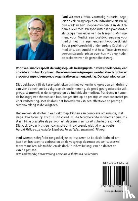 Wormer, Paul - De dokter en de vakgroep