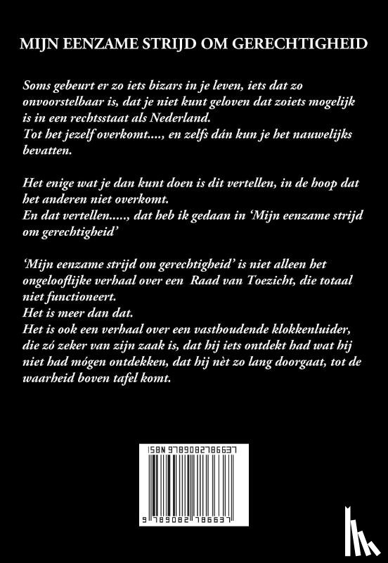 Monitus, Ad - Mijn eenzame strijd om gerechtigheid