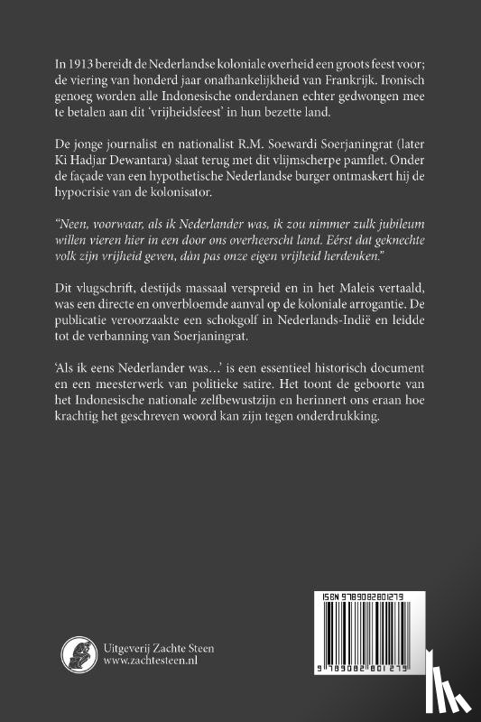 Soewardi Soerjaningrat, R.M. - Als ik eens Nederlander was...