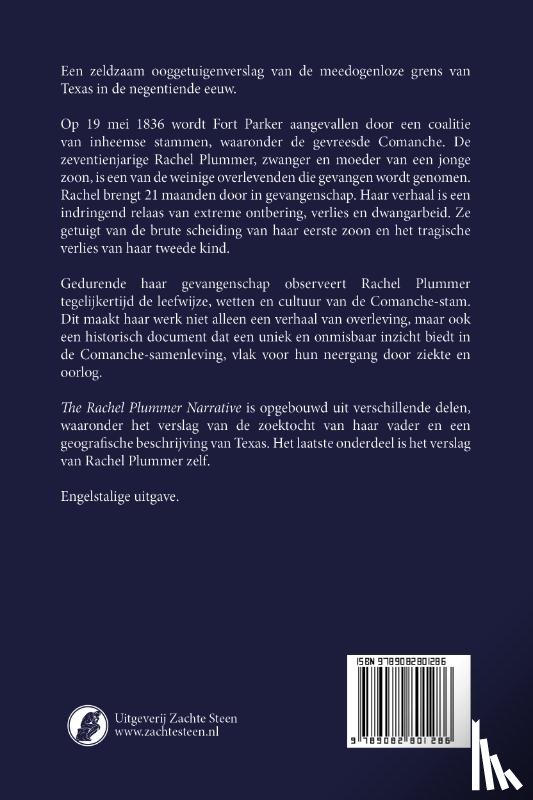 Plummer, Rachel, Parker, James W. - The Rachel Plummer Narrative