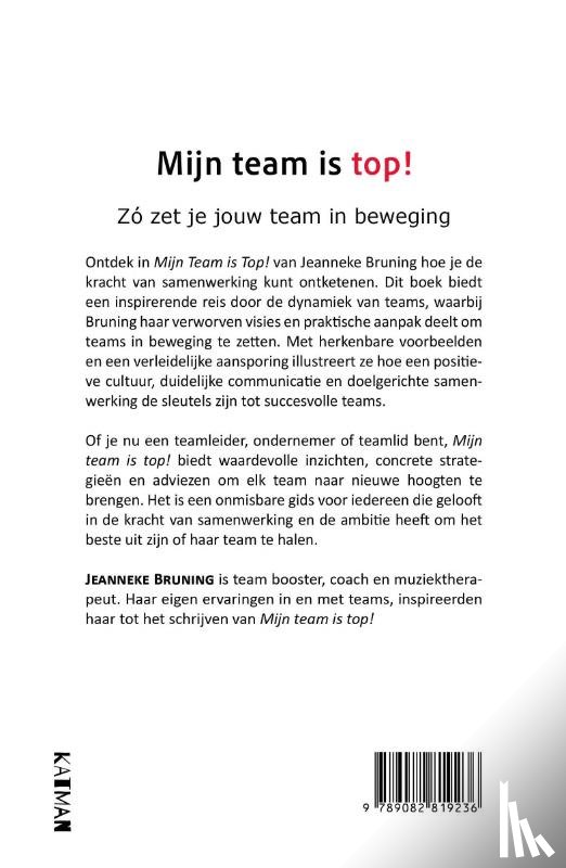 Bruning, Jeanneke - Mijn team is top!