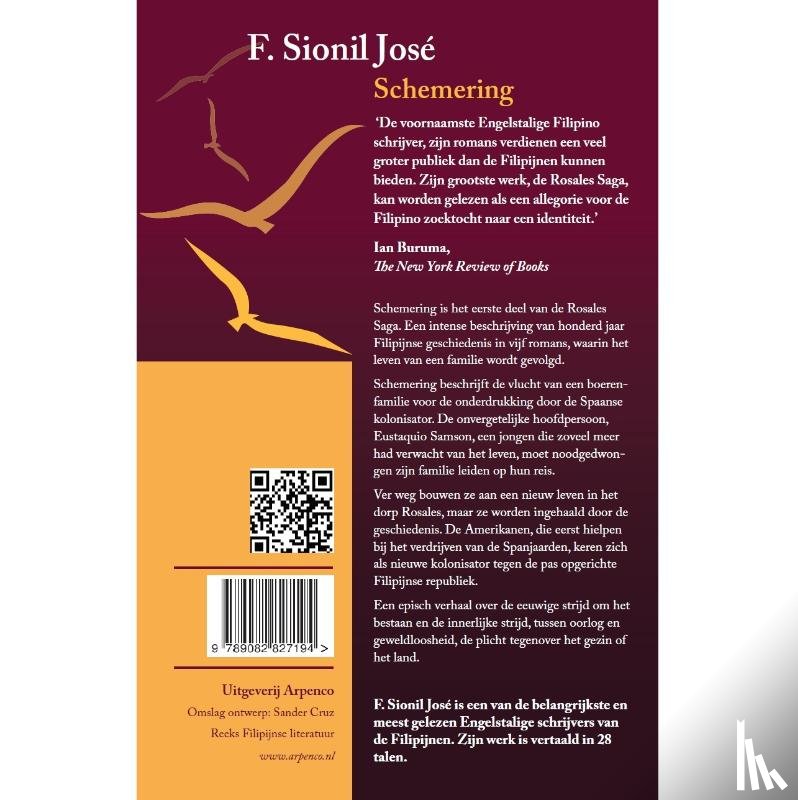 Sionil José, Francisco - Schemering