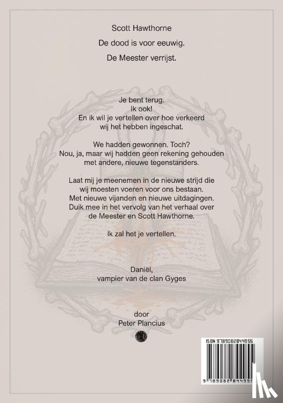 Plancius, Peter - De dood is voor eeuwig.