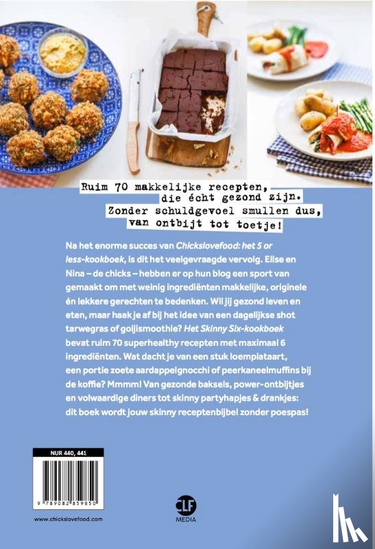 Bruijn, Nina de, Gruppen-Schouwerwou, Elise - Het skinny six - kookboek