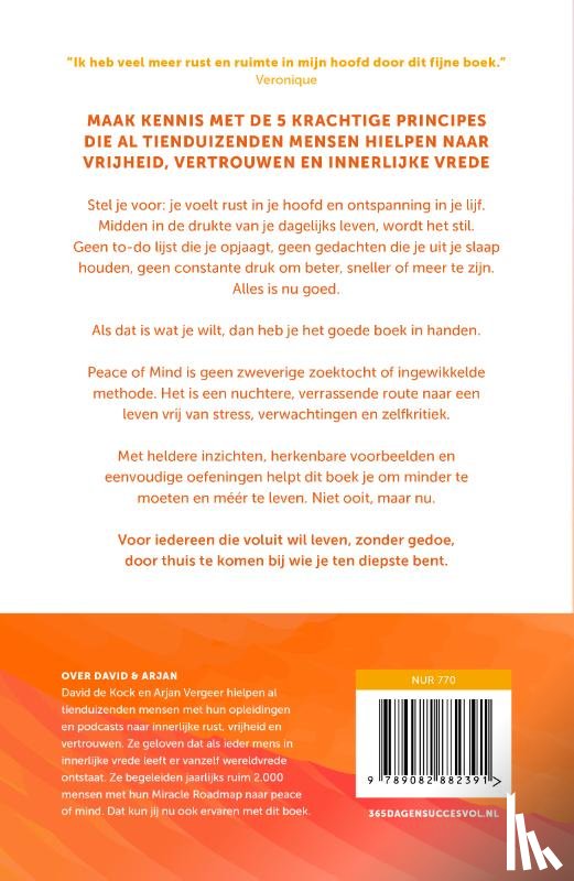 Kock, David de, Vergeer, Arjan - Peace of Mind