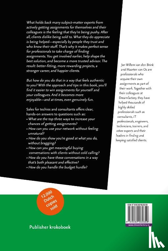 Brink, Jan Willem van den, Os, Maarten van - Sales for techies and consultants