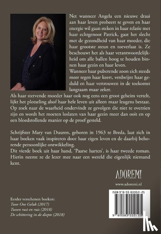 Duuren, Mary van - Paarse harten