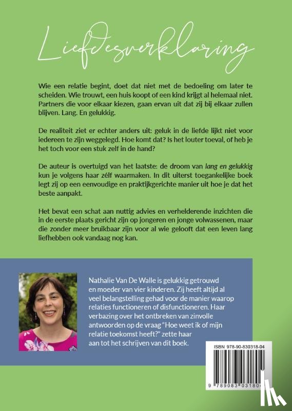 Walle, Nathalie Van De - Liefdesverklaring