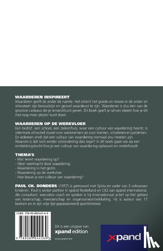 Donders, Paul Ch. - Waardering