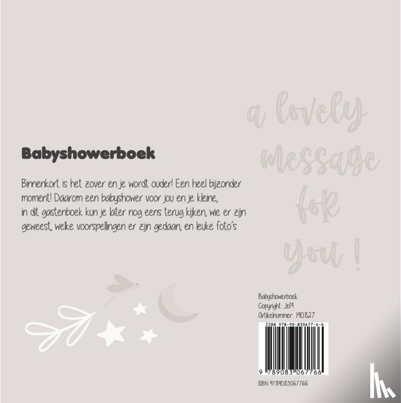 Pieterson, Jacqueline - Babyshowerboek zand