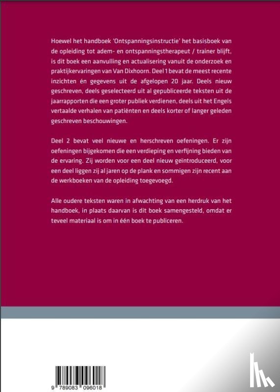 Dixhoorn, dr. Jan J van - Functioneel ademen.