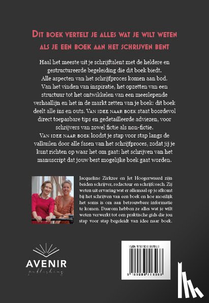 Hoogerwaard, Jet, Zirkzee, Jacqueline - Van idee naar boek