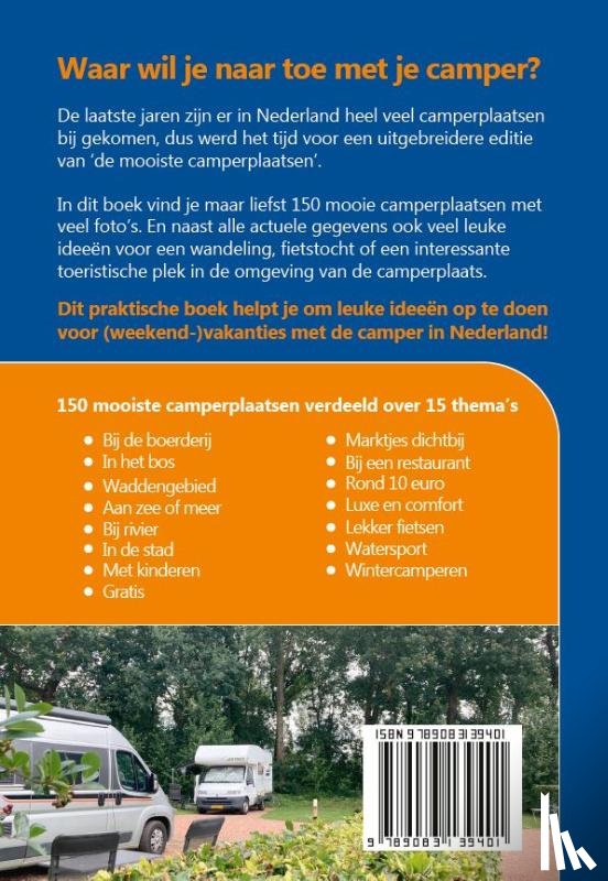 Knobbe, Nicolette, Broekhuis, Nynke - 150 mooiste camperplaatsen in Nederland