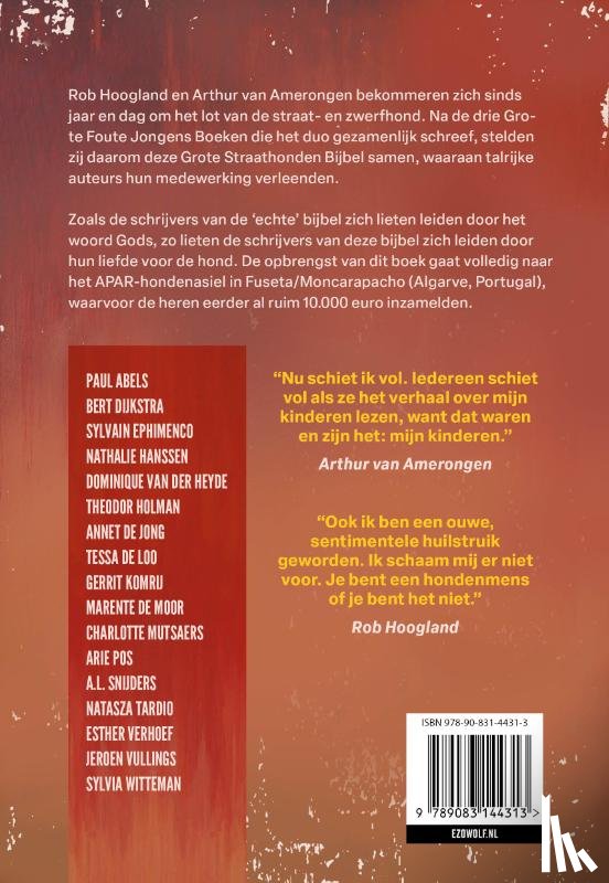 Hoogland, Rob, Amerongen, Arthur van - De Grote Straathondenbijbel