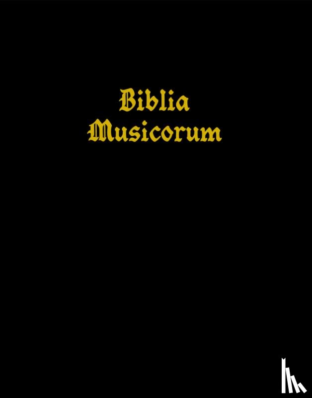 Karting, Gideon - Biblia Musicorum