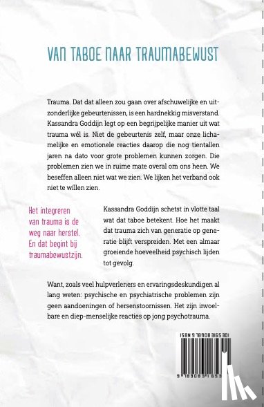 Goddijn, Kassandra - Van taboe naar traumabewust