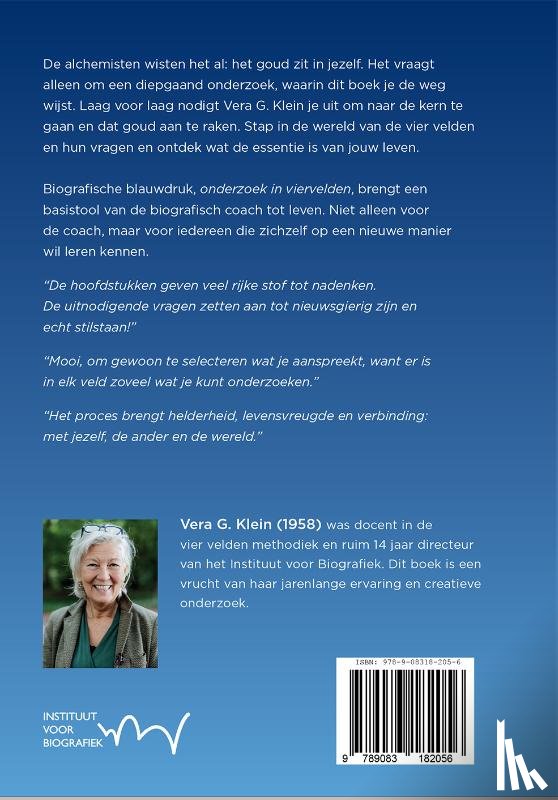 Klein, Vera G. - Biografische Blauwdruk