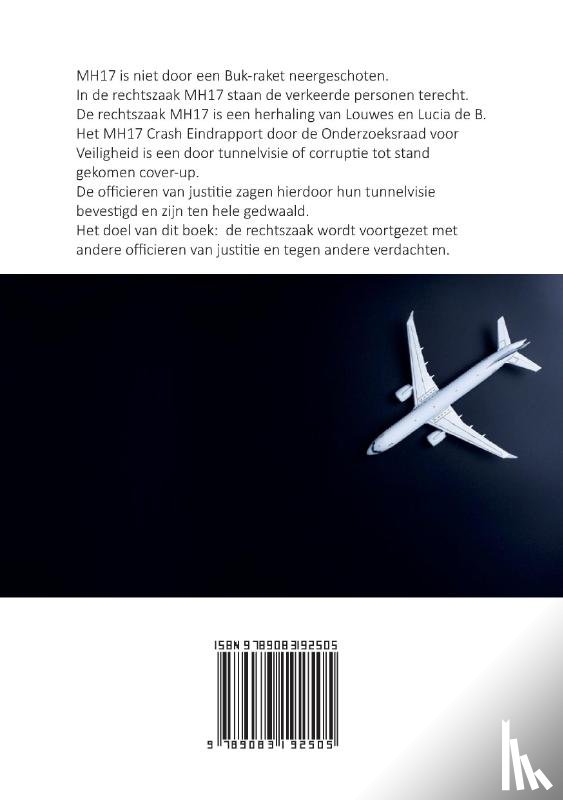 Maaseik, Lodewijk van - MH17 Een valse vlag terreuraanslag