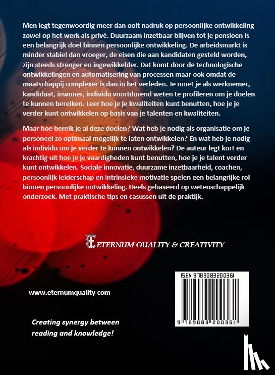 Niculescu, Mihaela - Persoonlijke ontwikkeling