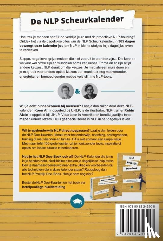 Alaie, Rubin - De NLP Scheurkalender: Leuker dan een NLP Boek - 365 Dagen Persoonlijke Ontwikkeling & Communicatietechnieken - Door Hetnlpcollege.nl
