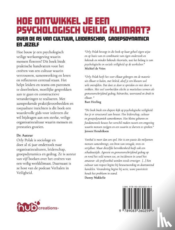Polak, Orly - Hoe ontwikkel je een psychologisch veilig klimaat?