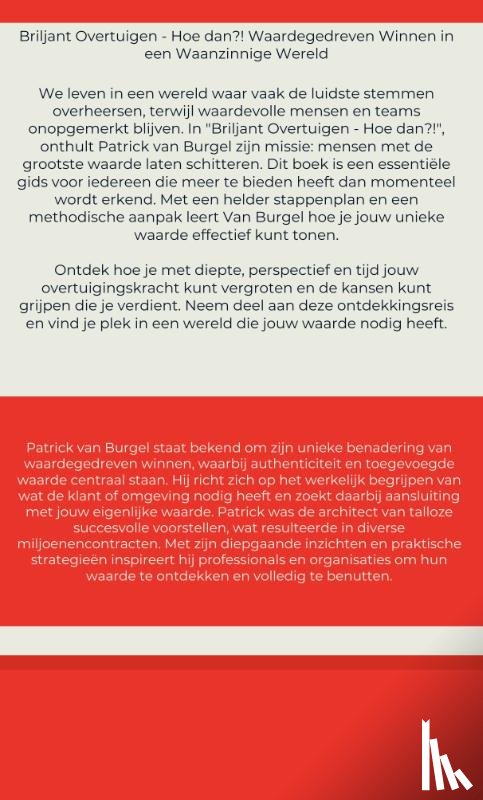 Burgel, Patrick van - Briljant Overtuigen - Hoe dan?!