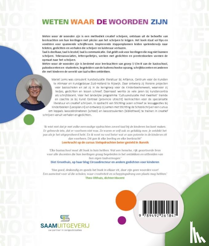 Lems, Mariet - Weten waar de woorden zijn