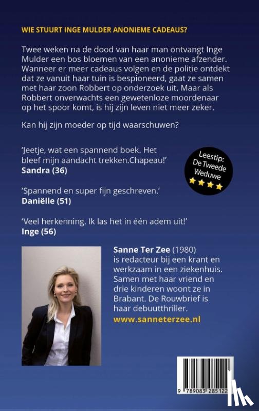 Ter Zee, Sanne - De Rouwbrief