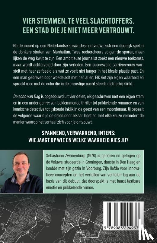 Zwanenburg, Sebastiaan - De echo van dag