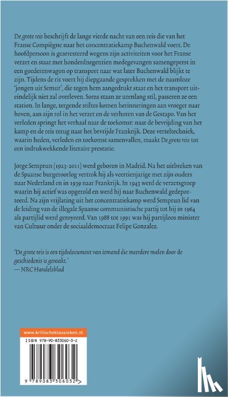 Semprun, Jorge - De grote reis