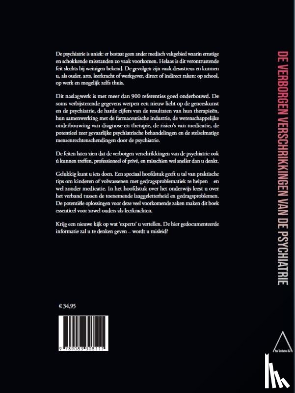 Horst, C.F. van der - De verborgen verschrikkingen van de psychiatrie