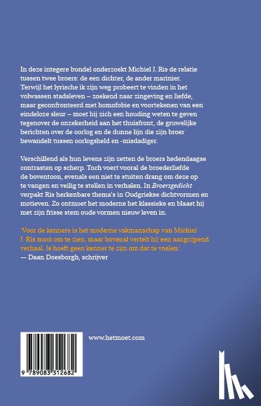 Ris, Michiel J. - Broersgedicht