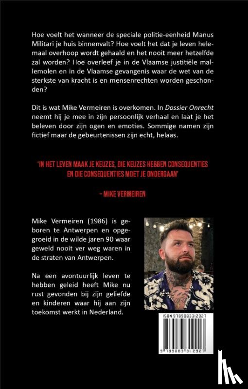 Vermeiren, Mike - Dossier Onrecht