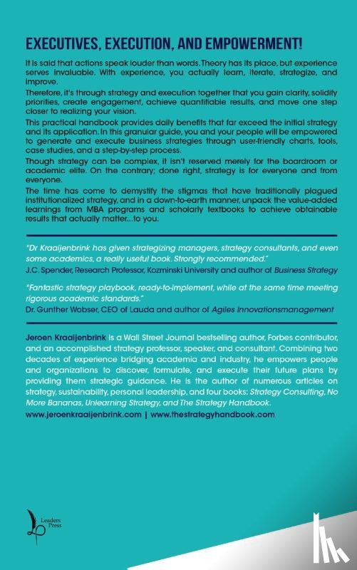 Kraaijenbrink, Jeroen - The Strategy Handbook