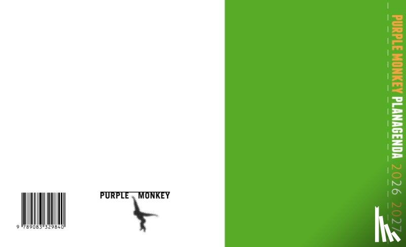 Cliteur, John - Purple Monkey planagenda 2026-2027 - standaardeditie