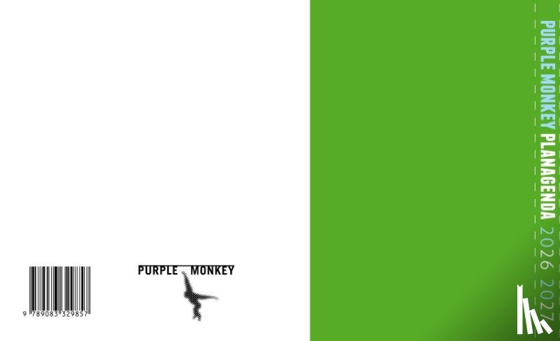 Cliteur, John - Purple Monkey planagenda 2026-2027 - A4 editie